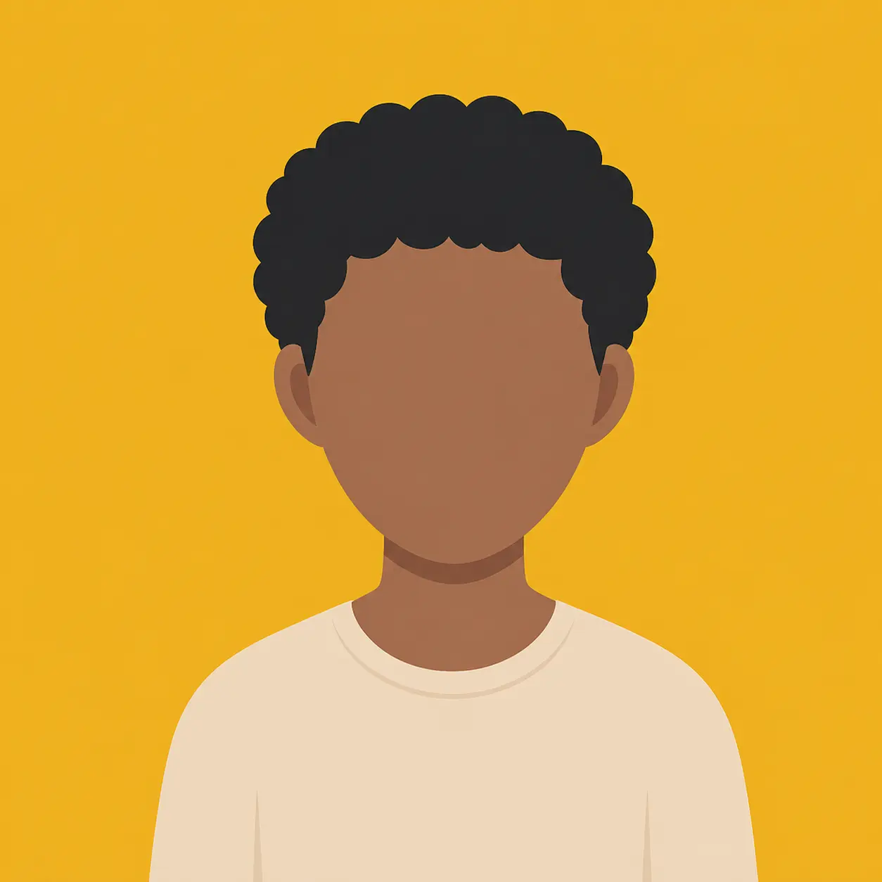 Standard Benutzeravatar einer männlichen Person mit dunkler Haut und braunen Haaren